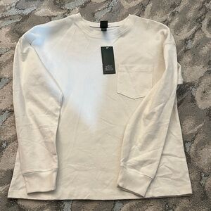 Wild Fable Cream Long Sleeve Tee, 
Unisex